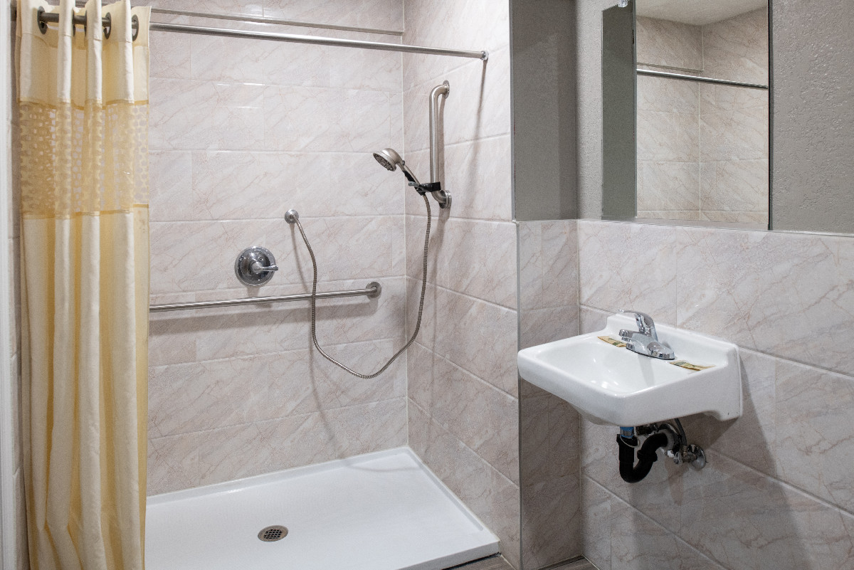 Accessible Queen with Roll-In Shower Non Smoking